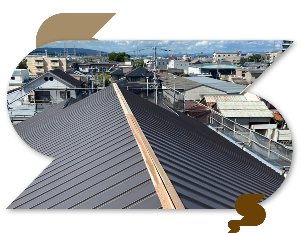 屋根施工事例の写真